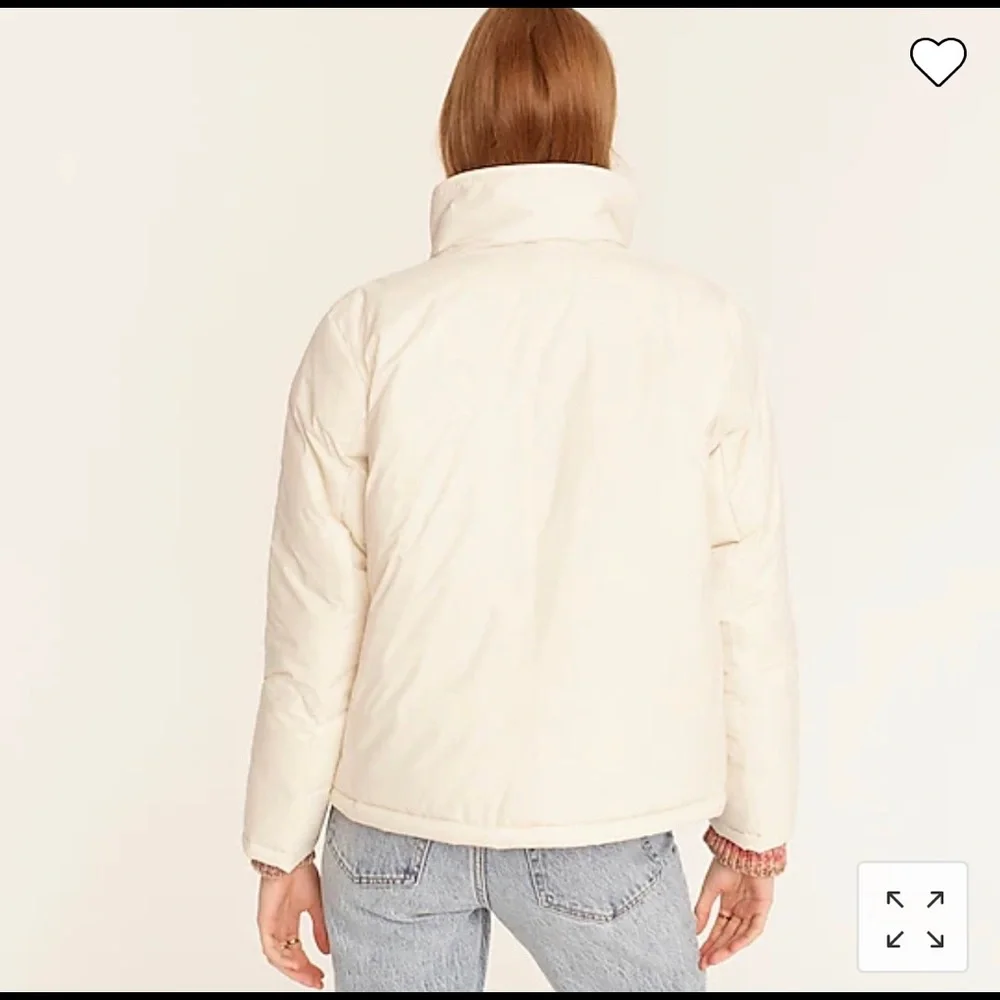 NWT J. Crew Sherpa-lined puffer with Prima Loft. - Picture 6 of 12